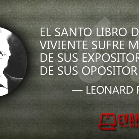 El santo Libro del Dios viviente sufre más ahora de sus expositores que de sus opositures.